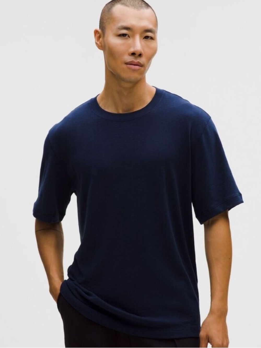 NWT Lululemon Slub Cotton-Jersey Short-Sleeve Shirt
Club Blue